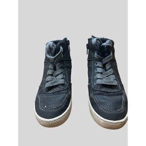 Cat Jack Size 13 Unisex Casual High-Top Sneakers With Gray Laces & Side Zippers